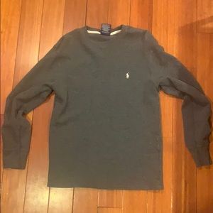 **Like New** Grey Polo Sleepwear Longsleeve Medium